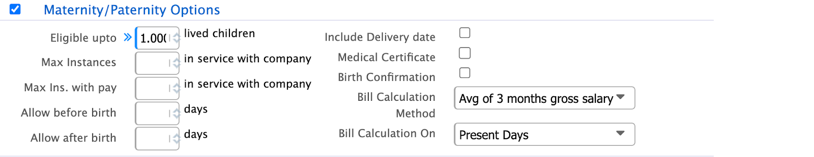 Leave Application by Employee